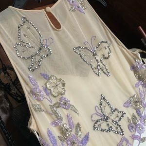 Jovani Fashions New York Vintage Ivory Dress 8